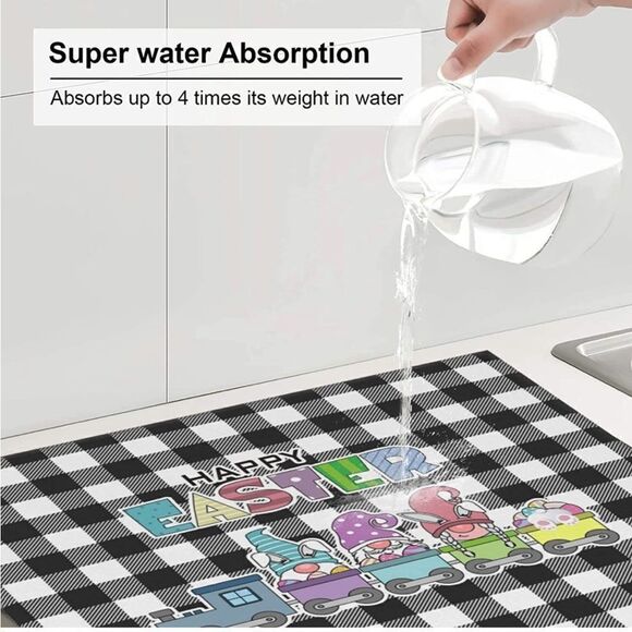 Easter Dish Drying May 16 x 18 NWT - Picture 4 of 9